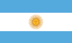 Código de barras en la bandera de Argentina, proveedor de confianza en tiempos de entrega.