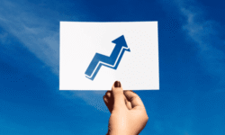 Ícono de crecimiento y progreso empresarial.